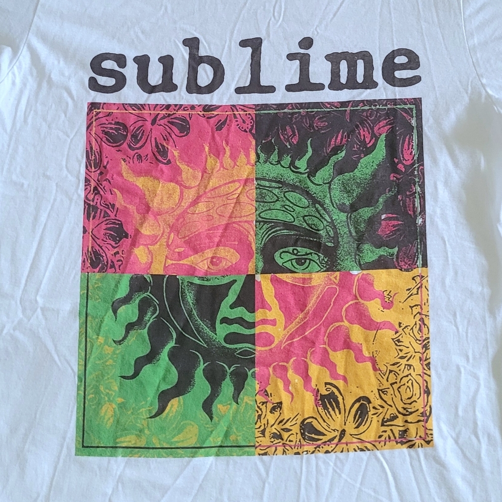 Sublime Color Block Graphic Tee - Nwot - image 3